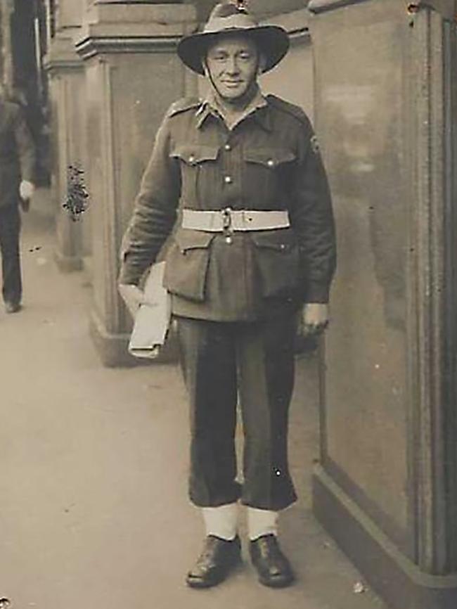 “Marshall G. Collier in George St, Sydney at the end of WWII in 1945.”