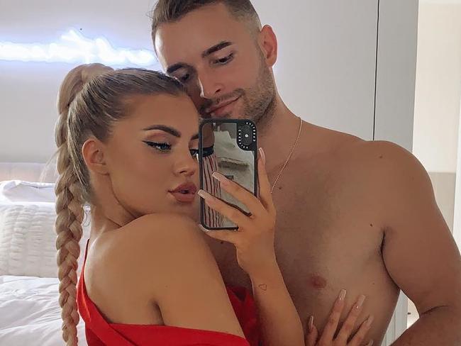 Andre Zachary Rebelo, who has a child with model Gracie Piscopo, has been charged with murdering his mother more than two years ago. Picture: Instagram