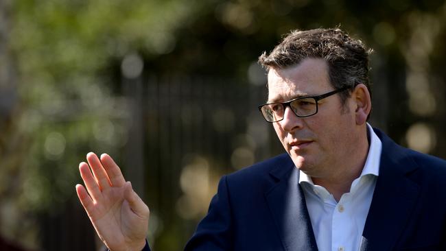 Victorian Premier Daniel Andrews is under pressure to approve an extension to quarantine plans for seasonal workers. Picture: NCA NewsWire / Andrew Henshaw