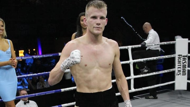 Former Kingaroy boxer Liam Wilson stands tall with an impressive 5-0 record.