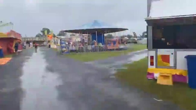 TIME LAPSE: Sideshow alley a ghost town on day 2 of Gympie show