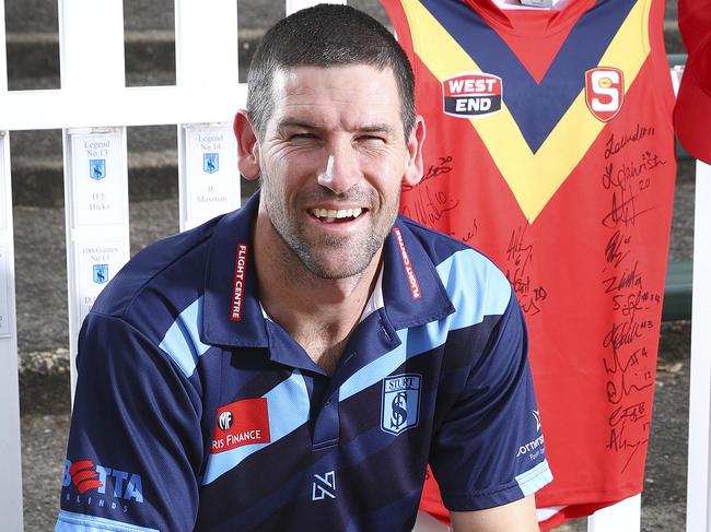 SANFL - Sturt Premiership coach Martin Mattner will coach the SA State team next season. Marty at Unley Oval. Picture Sarah Reed