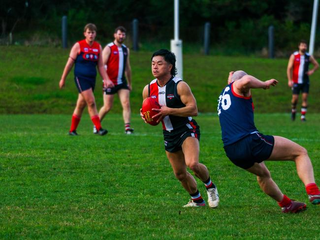 Michael Tran of the Randwick City Saints in the Men's Div 5 grand final. Picture: Contributed