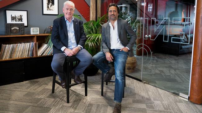 Atomic 212° chairman and partner Barry O’Brien and Publicis Groupe ANZ chief executive Michael Rebelo