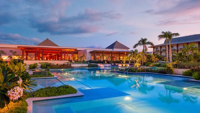 The main pool at Crowne Plaza Fiji Nadi Bay.