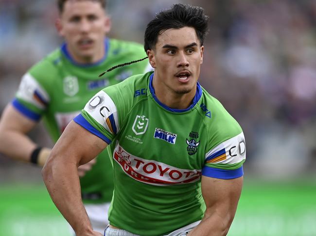 Mal Meninga has tipped Kaeo Weekes to be in Origin contention in 2025. Picture: NRL Photos