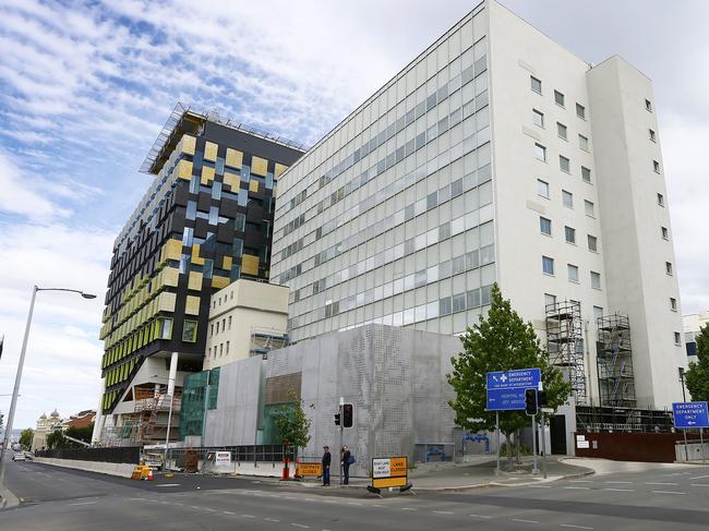File pics - Hobart CBD, Liverpool, Argyle, Collins, Campbell Streets. Royal Hobart Hospital, K Block, health, crisis construction, ramping. Picture: MATT THOMPSON
