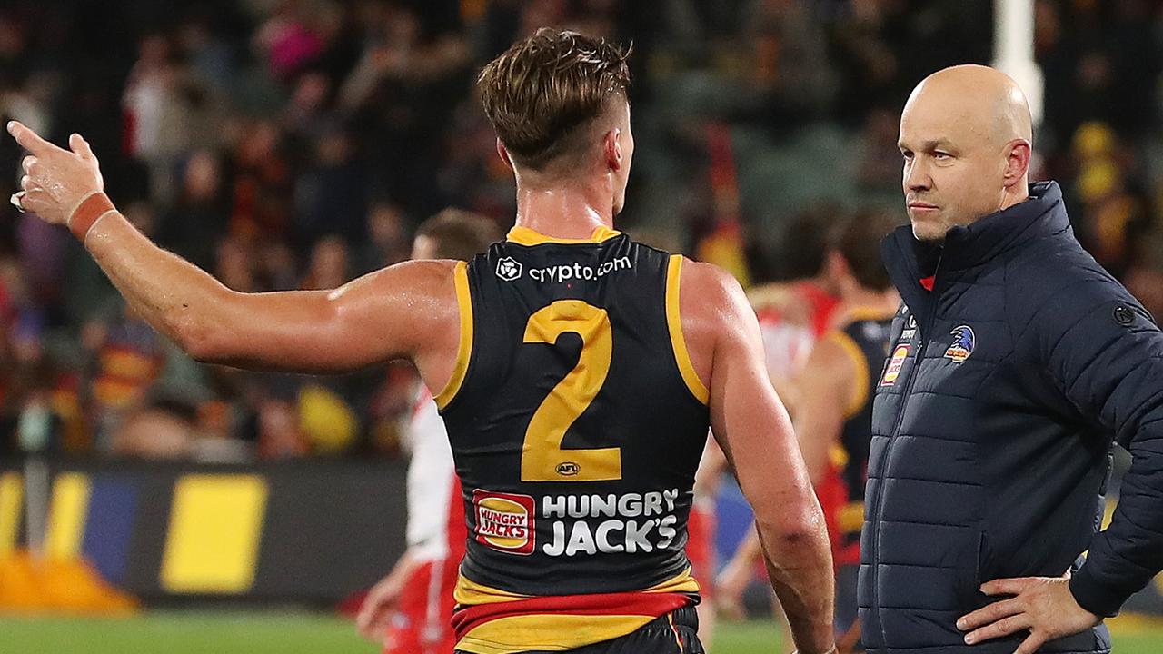 A blown call cost the Crows a finals berth. (Photo by Sarah Reed/AFL Photos via Getty Images)