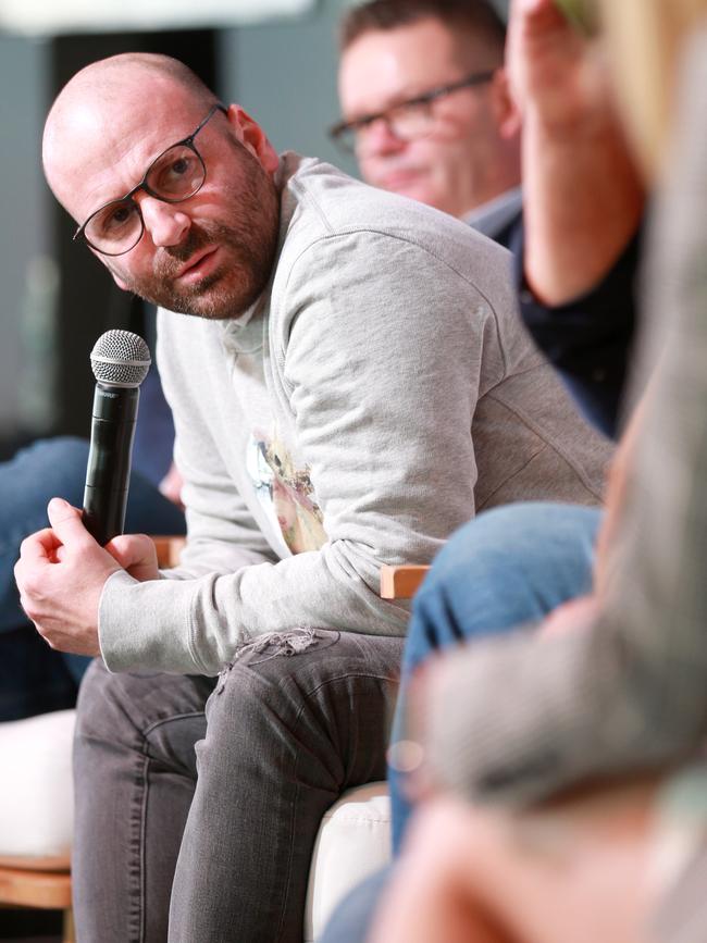 A contrite George Calombaris. Picture: AAP/Image Sarah Marshall