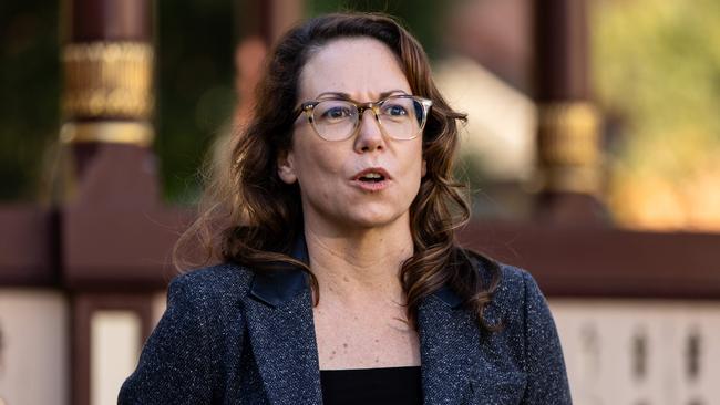 Jaclyn Symes now has the job of driving down the state’s eye-watering debt. Picture: Diego Fedele