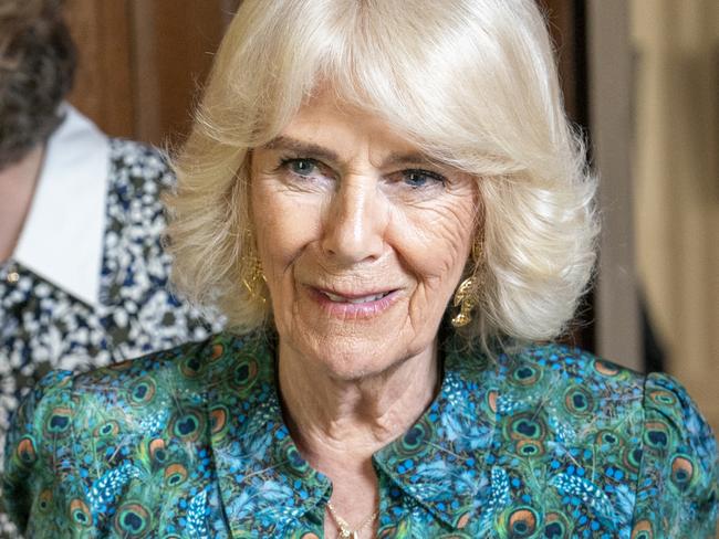 Queen Camilla joined guests for a garden party and opened up about the King’s work schedule. Picture: Arthur Edwards - WPA Pool/Getty Images