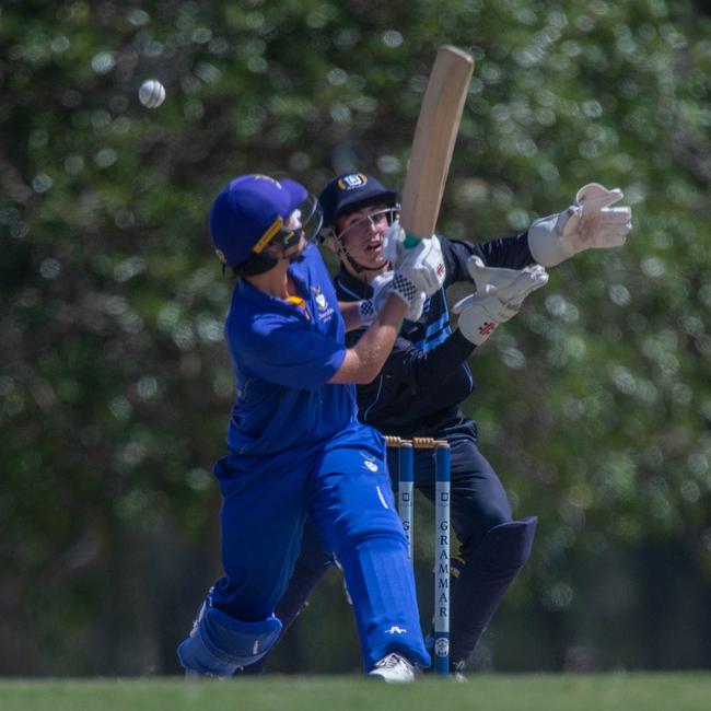 QST_WSN_ROUND_WK50 - GPS First XI cricket between Brisbane Grammar School and Churchie - photos by Stephen Archer