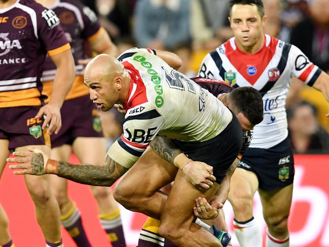 Blake Ferguson has been a hit-up beast for the Roosters. Picture: AAP