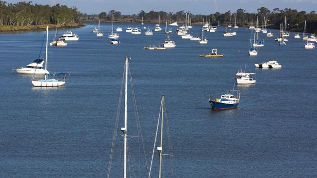 The Fitzroy River at Rockhampton. Picture: Glenn Hunt