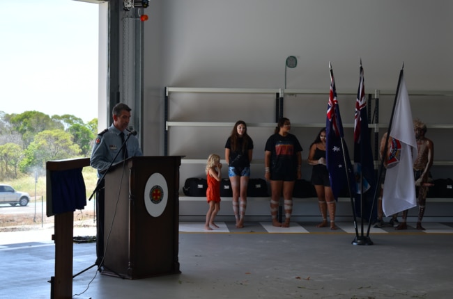 The official opening of the new Urraween ambulance station. Picture: Isabella Magee