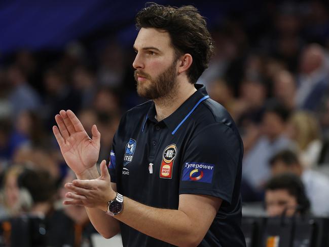 Jacob Chance has a steely focus on taking down Perth as Melbourne United’s assistant coach. Picture: Supplied/MU Media