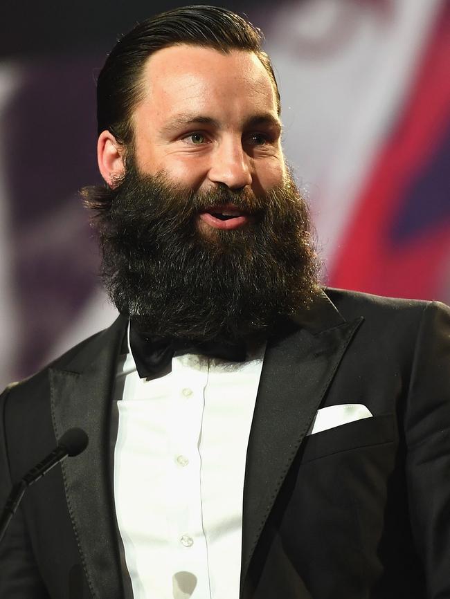 James Harden or Bartel? The beard was feared in both AFL and the NBA. Picture: Getty Images