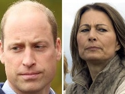 Prince William has been "confiding" in Carole Middleton as Princess Catherine receives treatment for cancer. Picture: Getty Images