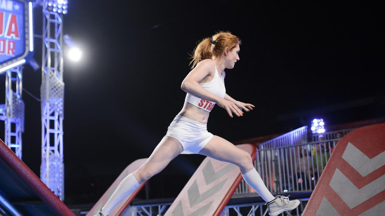 Olivia Vivian in season 1 of Australian Ninja Warrior. Picture: Supplied