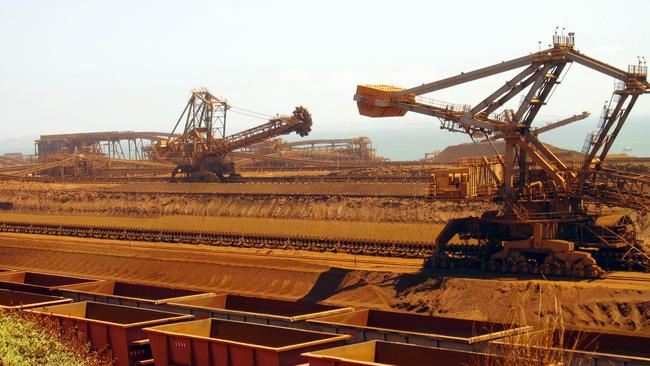 Iron ore prices are now at their lowest point since July 27.