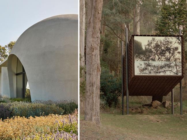 House on a Hill and Sawmill Treehouse are short-listed for the 2025 Houses Awards.