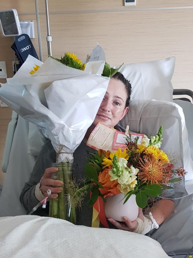 Tess has plans to share her story on social media to raise awareness for people going through treatments. Picture: Supplied