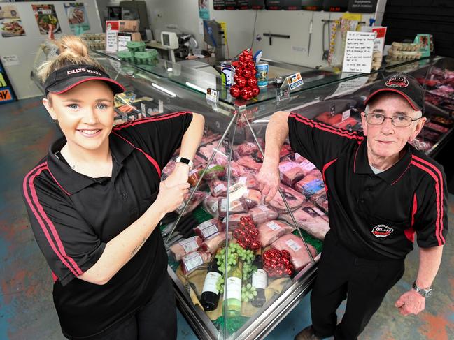 Number 4: Melissa Griffiths and John Tiddy afrom Kelly's Meats in Tooradin. Picture: Penny Stephens