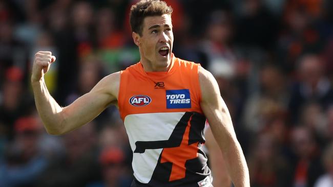 Jeremy Cameron has kicked 30 goals in the opening season rounds of 2019. Picture: Mark Metcalfe/AFL Photos/Getty Images. 