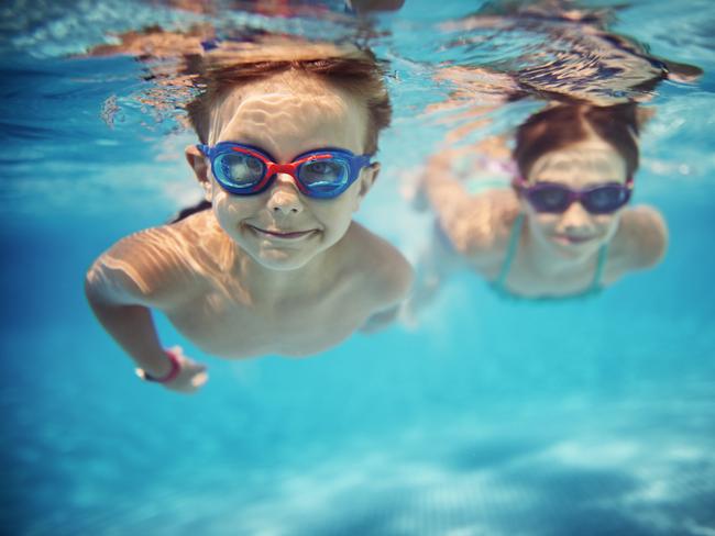 Kids are still learning to swim. Picture: Supplied