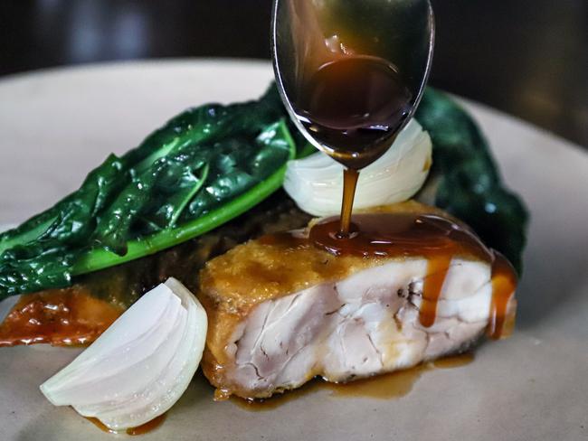 Roast Little Hill Farm chicken. Picture: Jenifer Jagielski