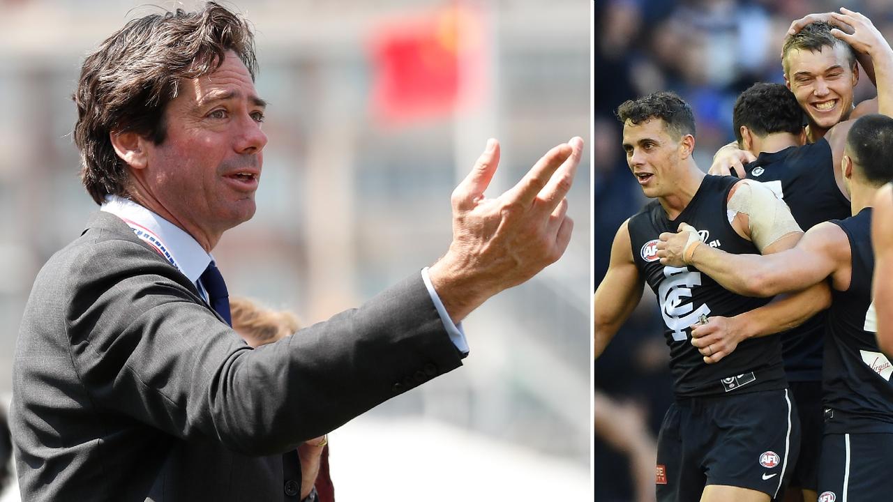 The AFL has still not commented on a Carlton fan being ejected from Marvel Stadium, 96 hours later.