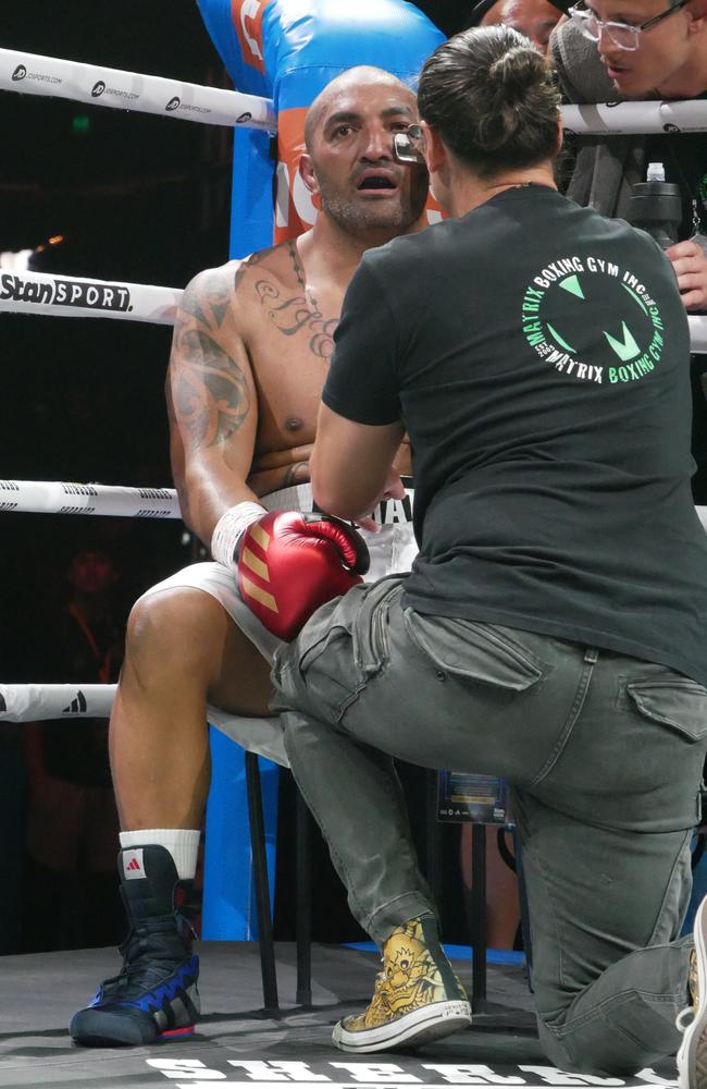 Frank Amato at the Battle of the Reef fight night at the Townsville Entertainment and Convention centre, October 7 2023. Picture: Blair Jackson.