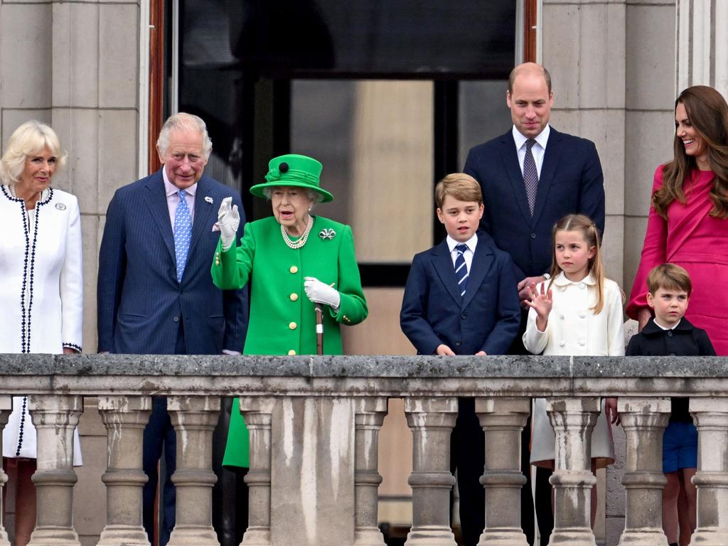 The late Queen made many appearances on the balcony during significant occasions throughout her reign. Picture: AFP Photo/Pool/Leon Neal