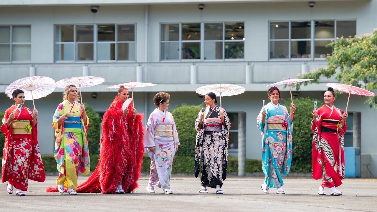 The Real Housewives of Sydney during their trip to Japan.