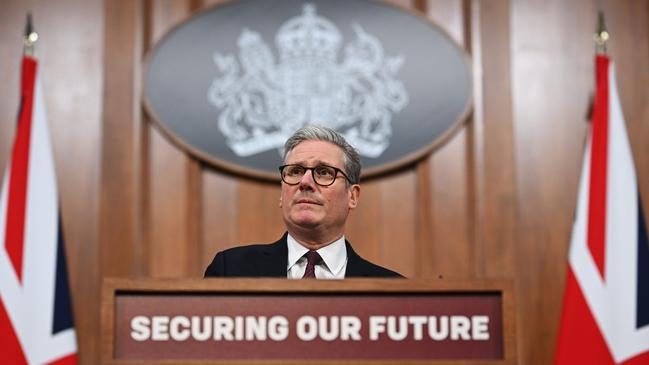 British Prime Minister Keir Starmer at Downing Street in London. Picture: Getty Images