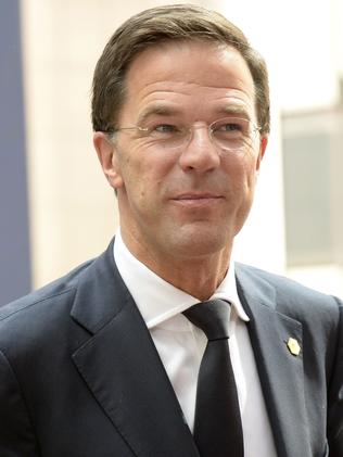 Questioning Greece’s readiness to confront its problems ... Dutch Prime Minister Mark Rutte. Picture: AFP Photo / Thierry Charlier