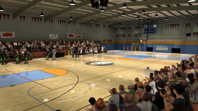 You start your career playing high school basketball for the Newark East Eagles but even their crowds are too big for modern basketball. Picture: Steam Community