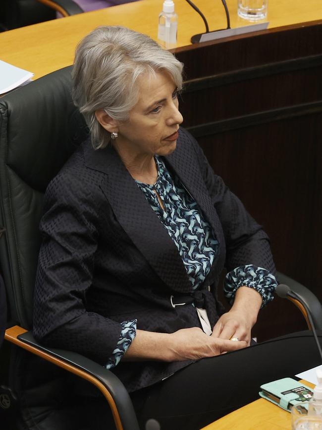 Greens leader Doctor Rosalie Woodruff. Question time in the Tasmanian House of Assembly. Picture: Nikki Davis-Jones