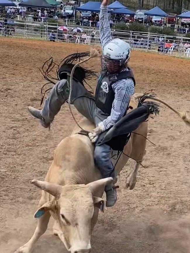 Clayton Carlson hopes to continue representing Australia in bull riding through his American scholarship.