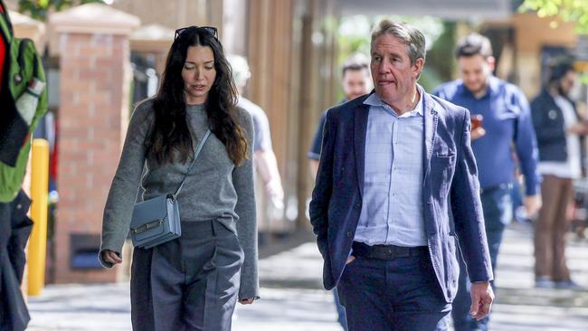 UNICEF Goodwill Ambassador Erica Packer spotted meeting with UNICEF Australia CEO Tony Stuart in Pyrmont. Picture: Media Mode.