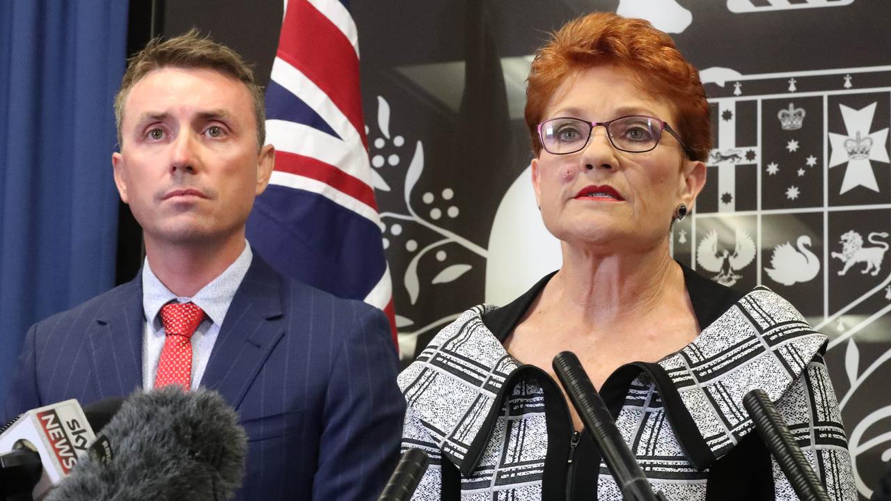 James Ashby is Senator Pauline Hanson’s chief of staff and political adviser. Picture: Liam Kidston