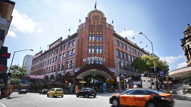 The McWhirters building in Fortitude Valley.