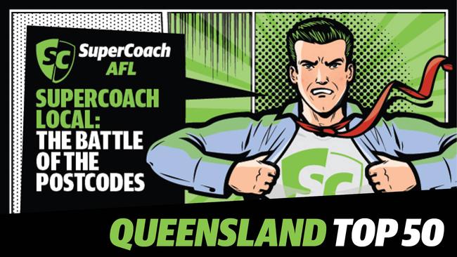 SuperCoach Battle of the Postcodes: QLD ladder