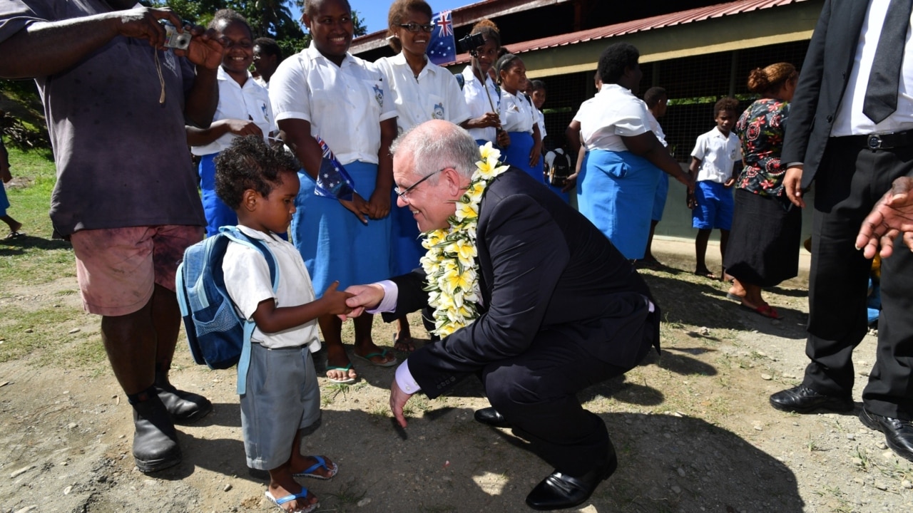 Australia's role currently to 'support our neighbours' in Solomon Islands