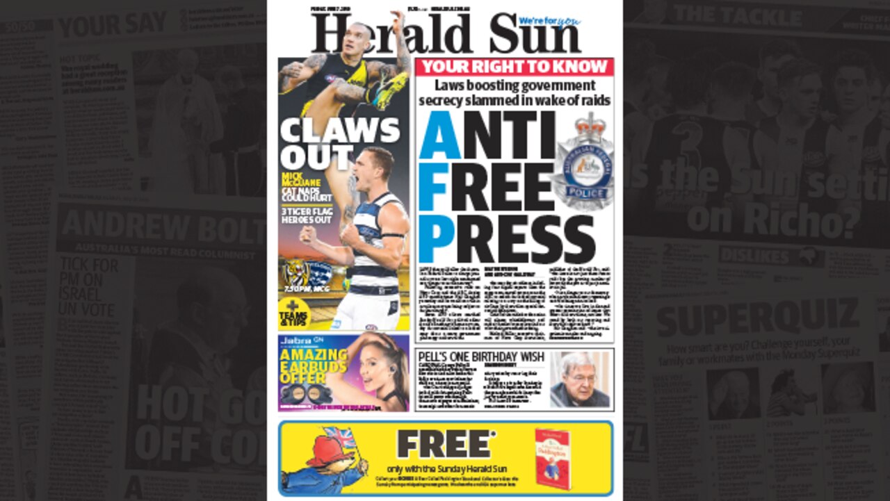 Herald Sun Front Page News Herald Sun
