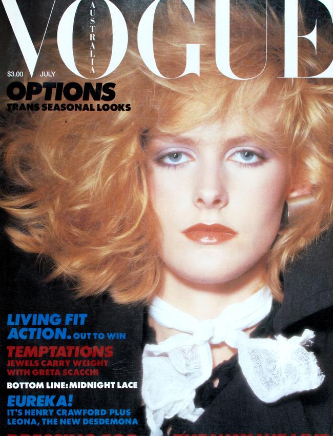 Vogue Australia, July 1983, Photographer George Seper Courtesy VOGUE Australia.