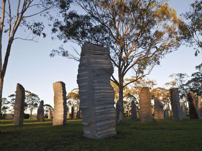 The famous Standing Stones of Glen Innes. Picture: courtesy of Big4