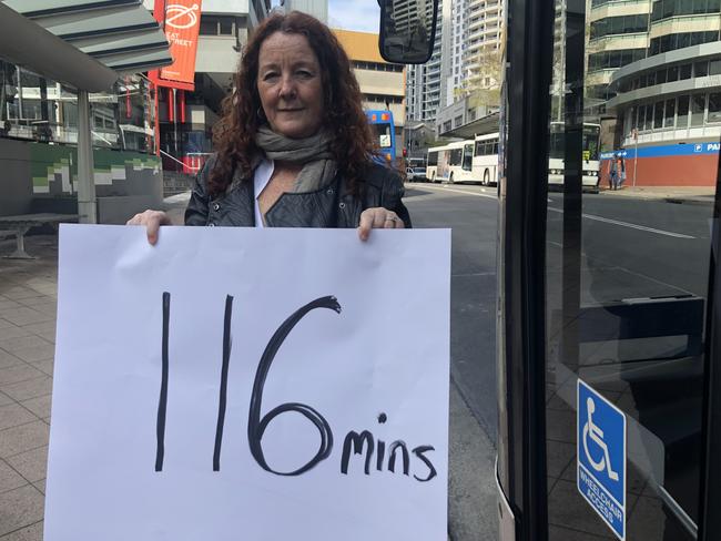 Councillor Kylie Ferguson took 116 minutes to get from Dee Why to Chatswood.