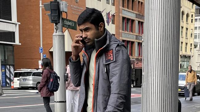 Avon Kanwal, pictured outside Sydney's Downing Centre on Friday, after his appeal to dismiss a conviction under section 93Z was dismissed.