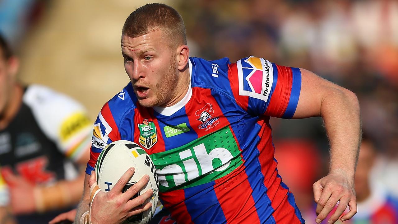 Nrl 2020 Mitchell Barnett Newcastle Knights Team Round 1